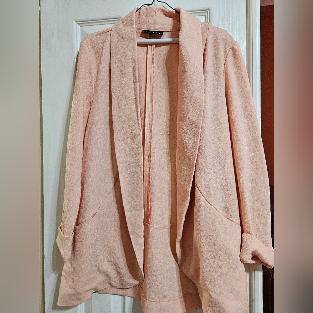 Pale pink blazer